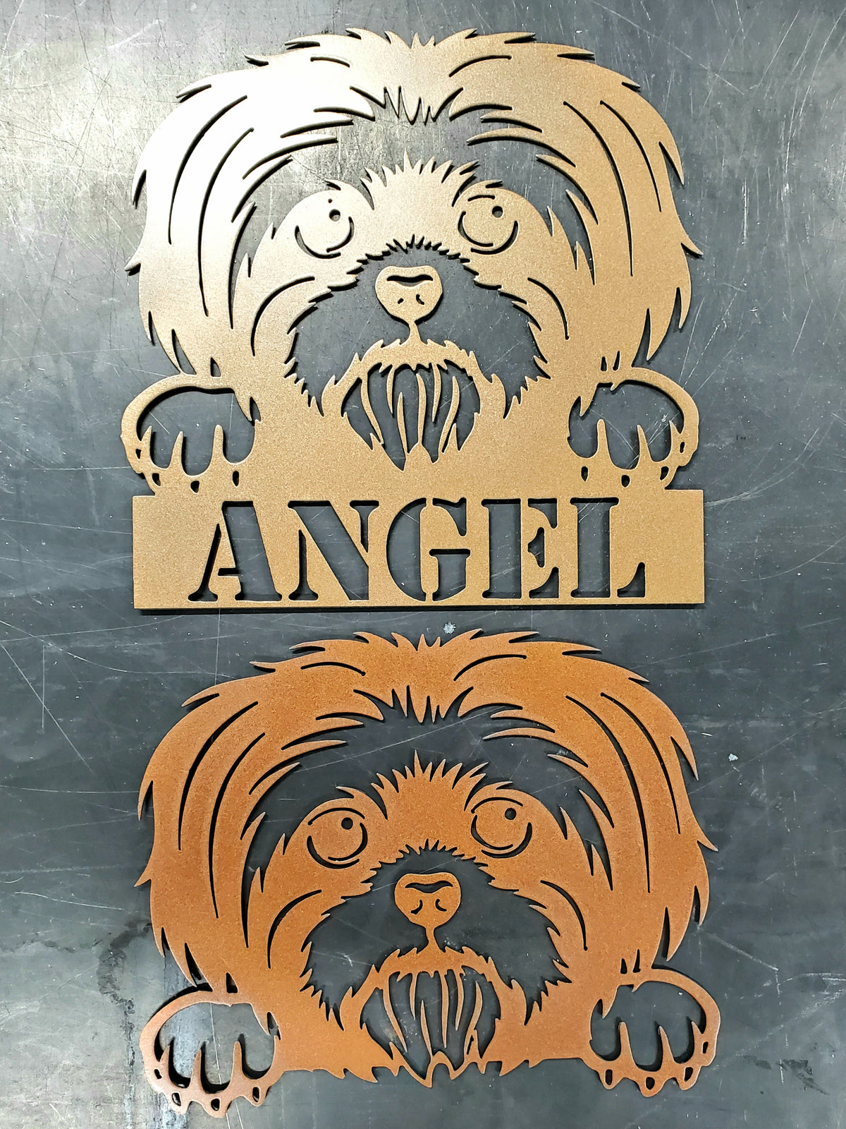 Shih Tzu Metal Wall Art