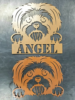 Shih Tzu Metal Wall Art