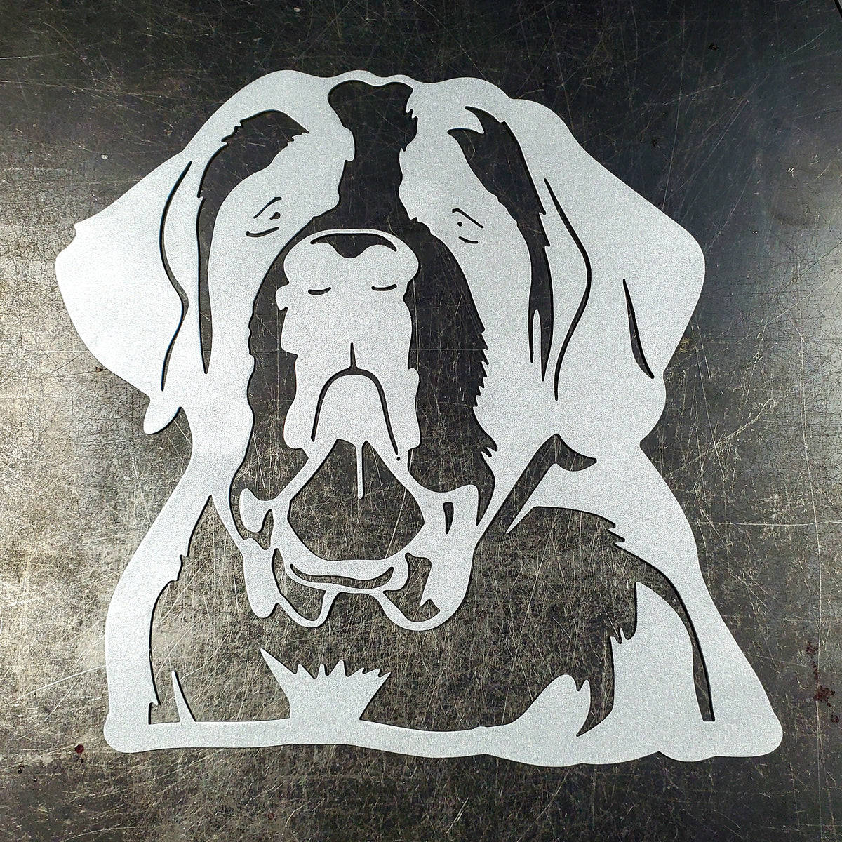St. Bernard Metal Wall Art