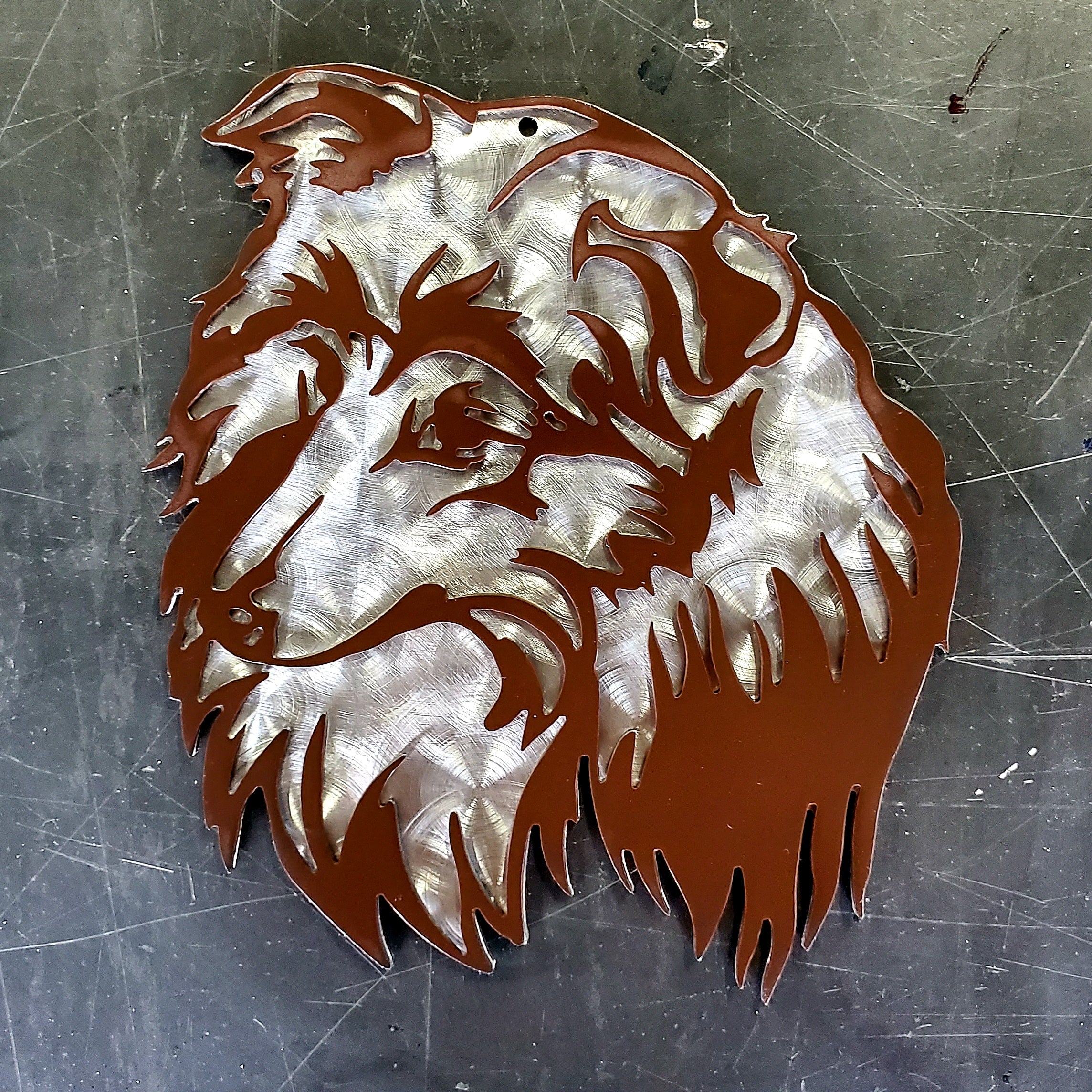 Extra Metal- Sheltie Metal Art