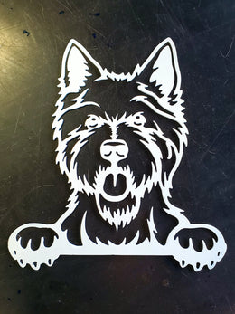 West Highland Terrier Metal Wall Art