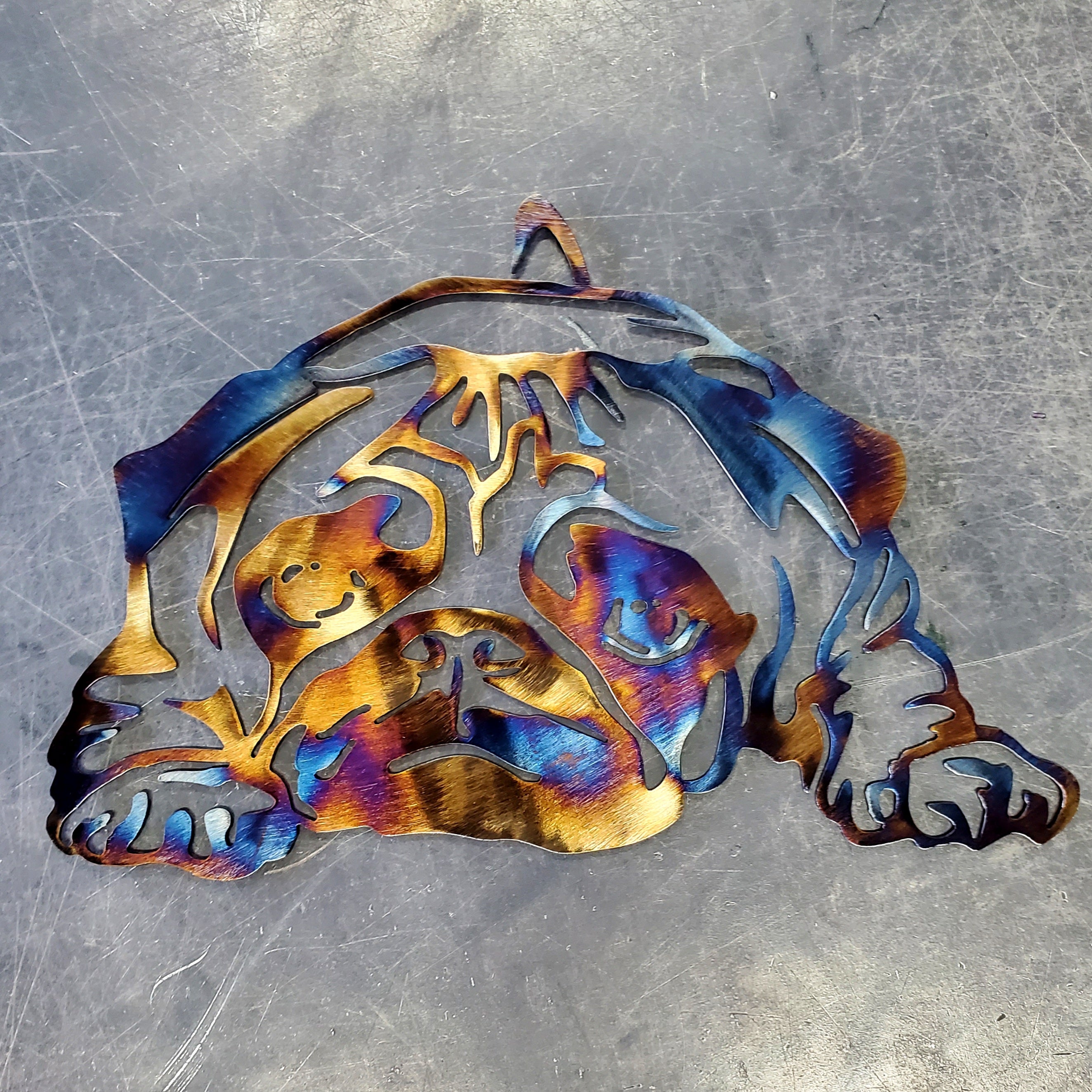 Pug Metal Wall Art #3