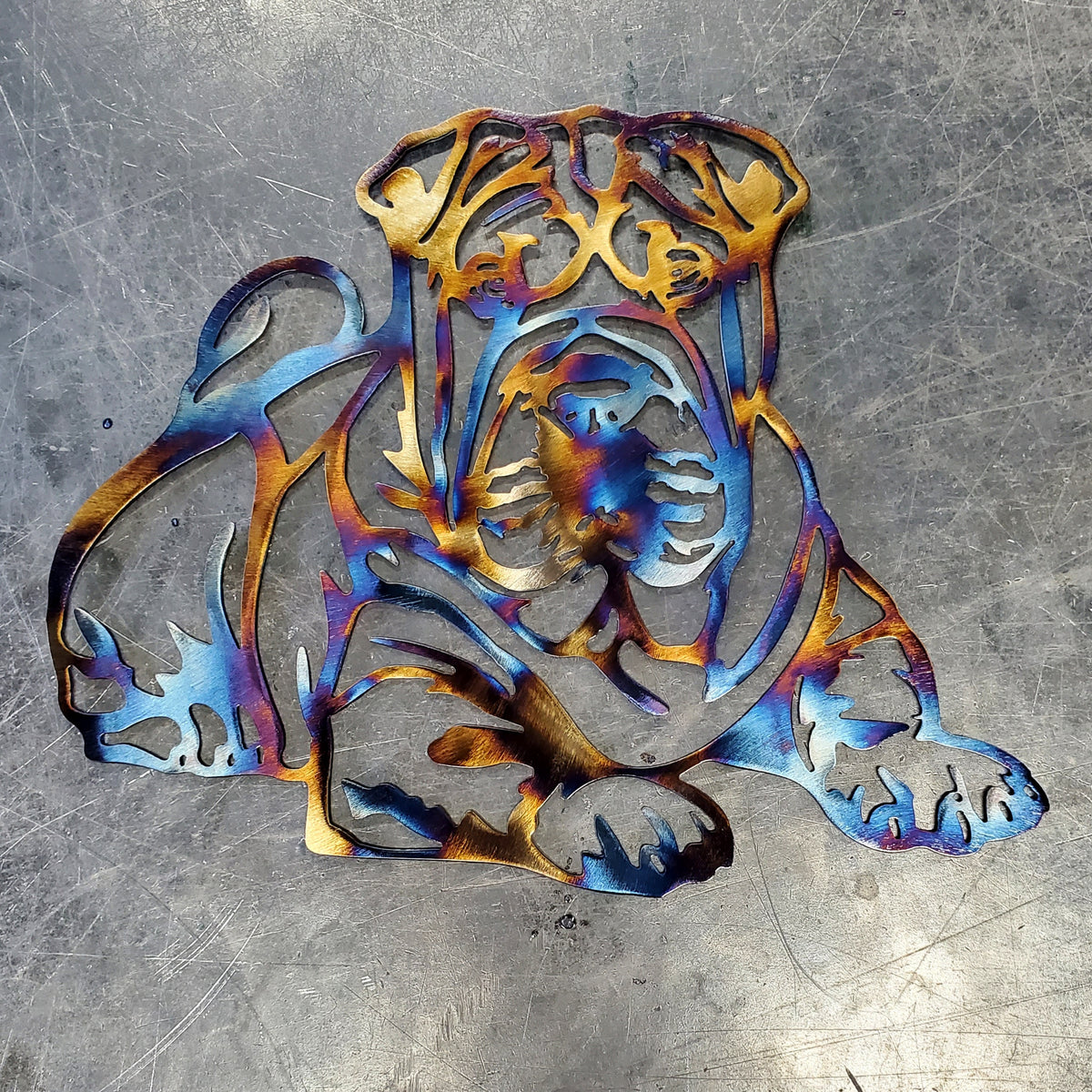 Shar Pei Metal Wall Art