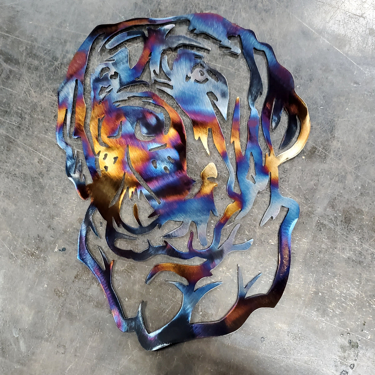 Mastiff Metal Wall Art #3