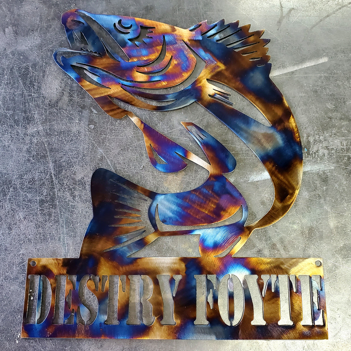 Walleye Metal Wall Art
