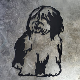 Old English Sheepdog Metal Wall Art