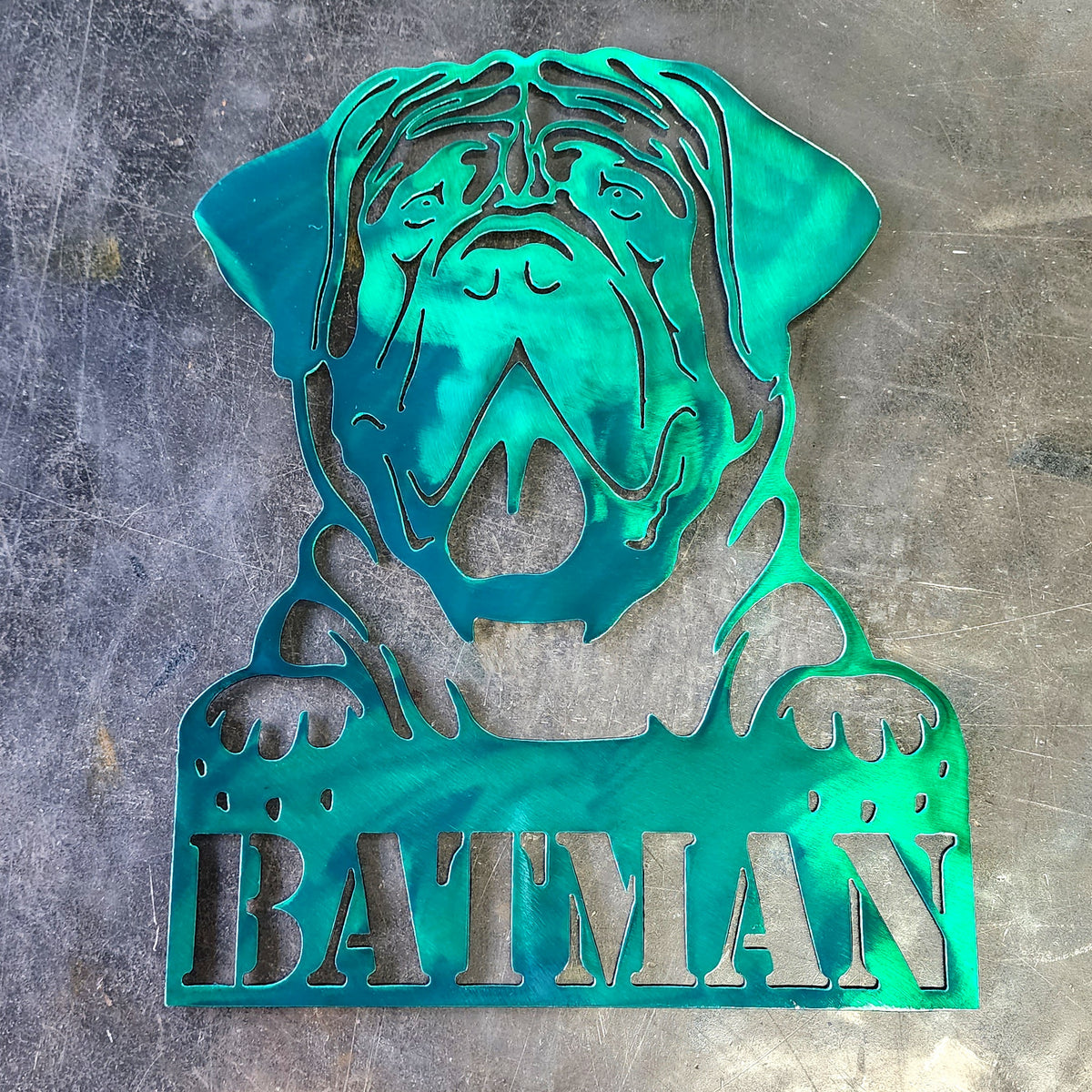 Mastiff Metal Wall Art
