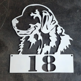 Golden Retriever Metal Wall Art
