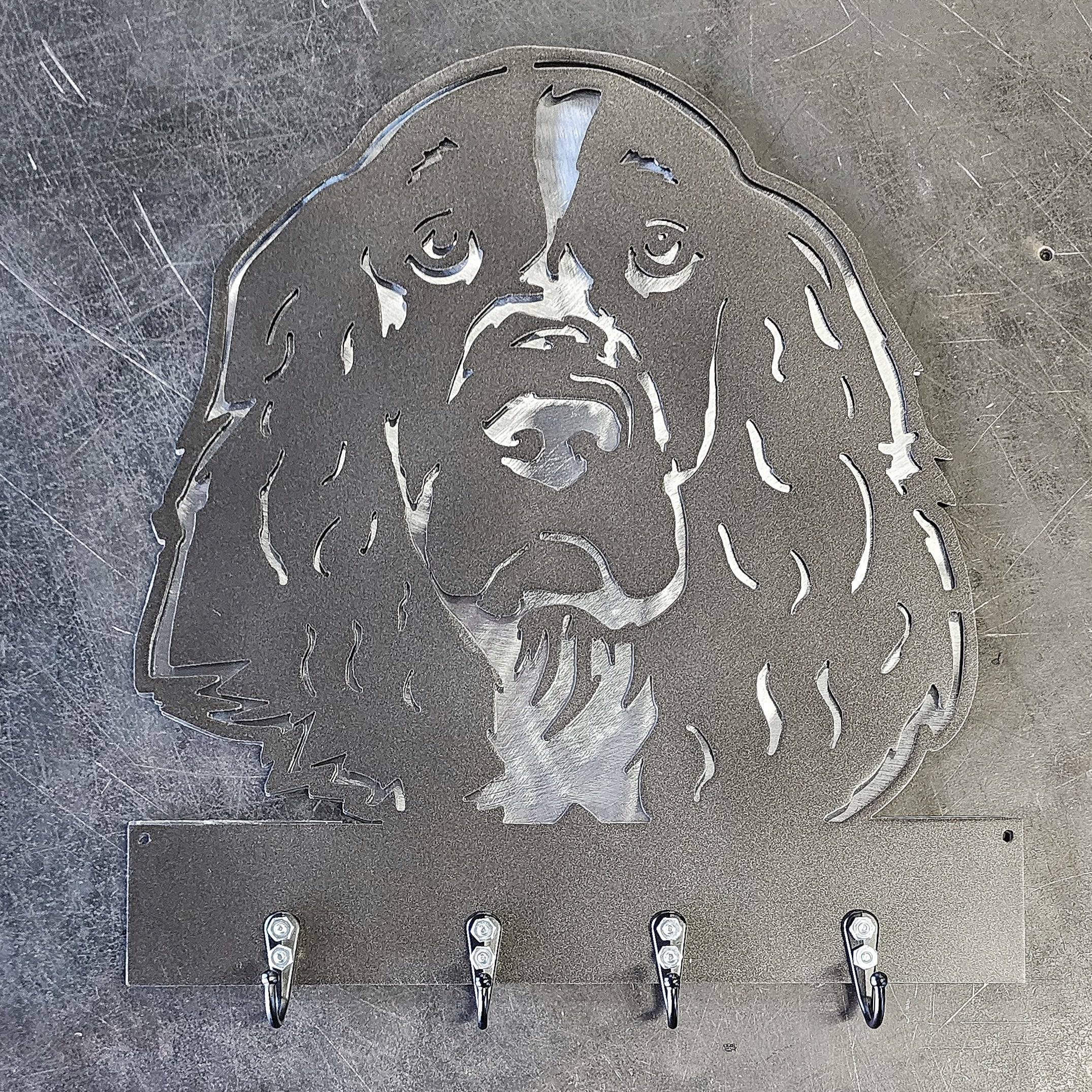 Springer Spaniel Key & Leash Hanger