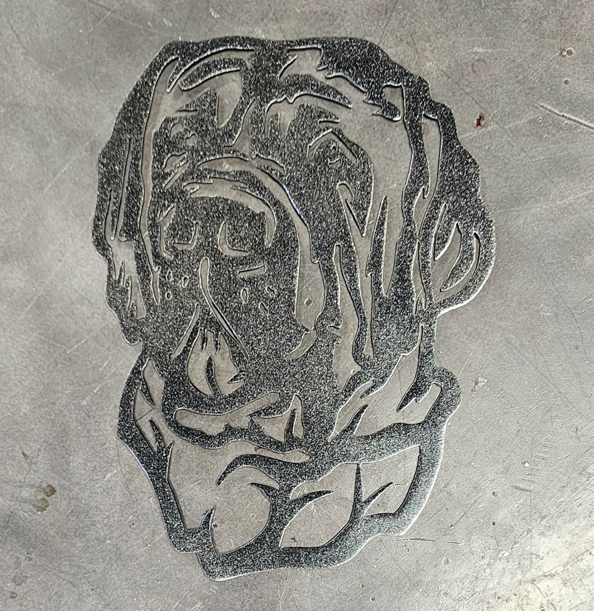 Mastiff Metal Wall Art #3