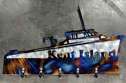 Kent Island fishing boat key hanger by Elite Metalworking