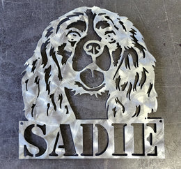 Cavalier King Charles Metal Wall Art