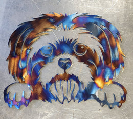 Shih Tzu Metal Wall Art