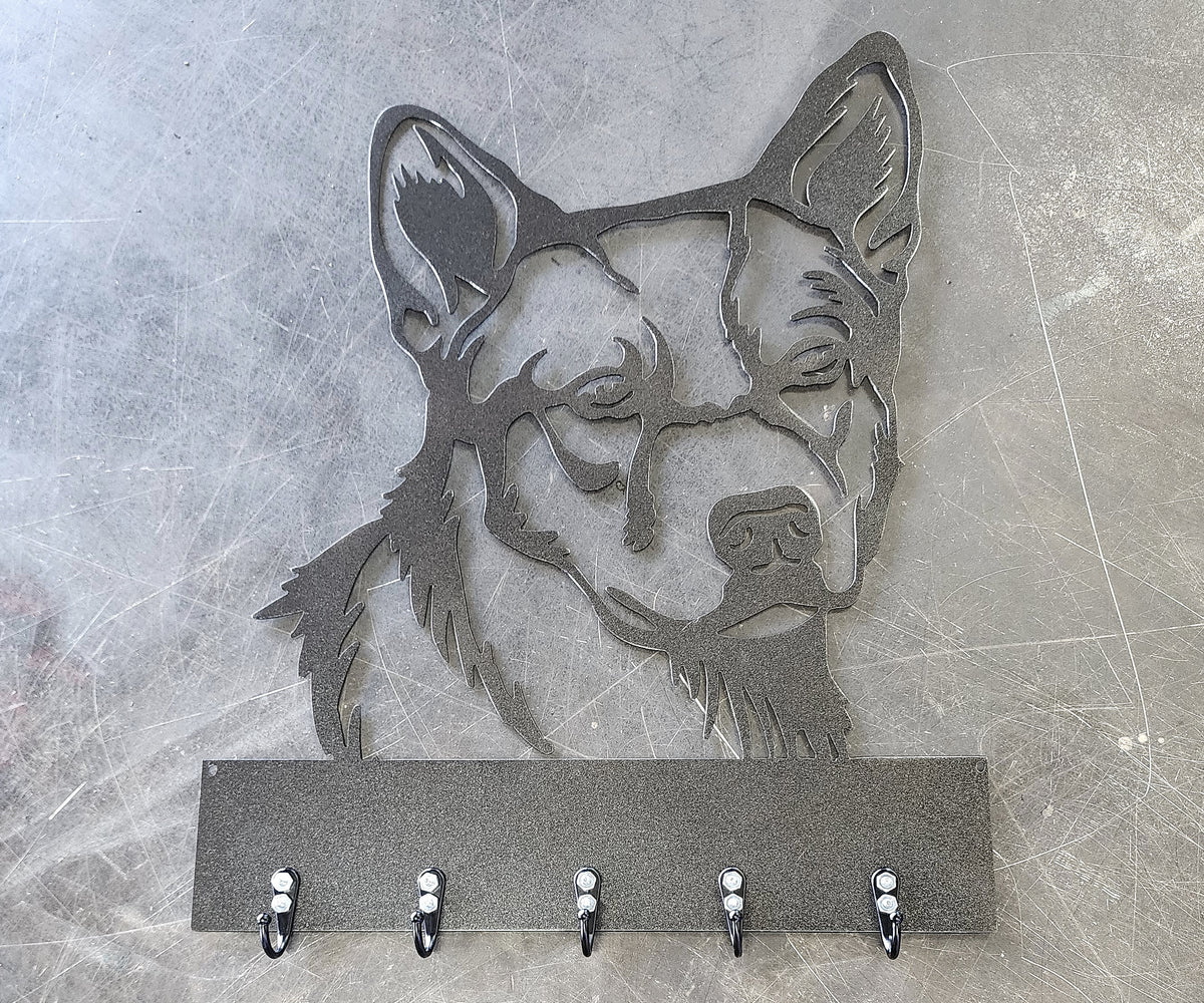 Australian Cattle Dog Key & Leash Hanger