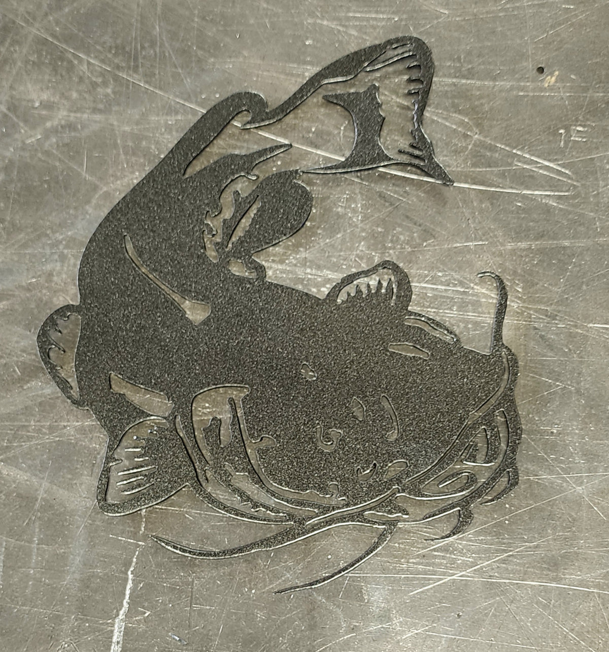 Catfish Metal Wall Art