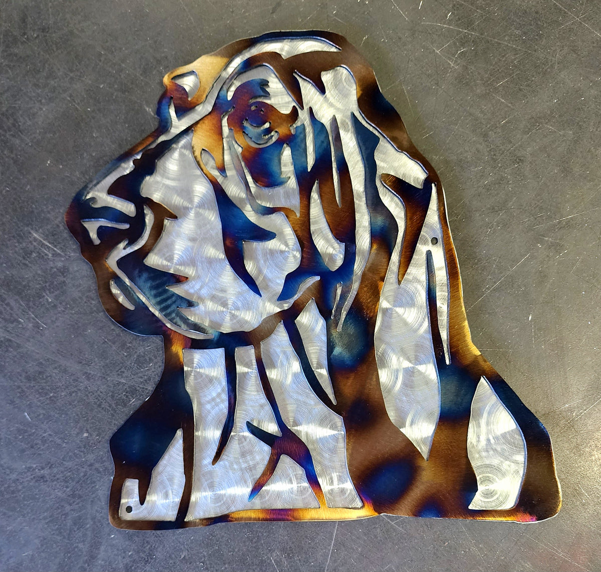 Basset Hound Metal Wall Art