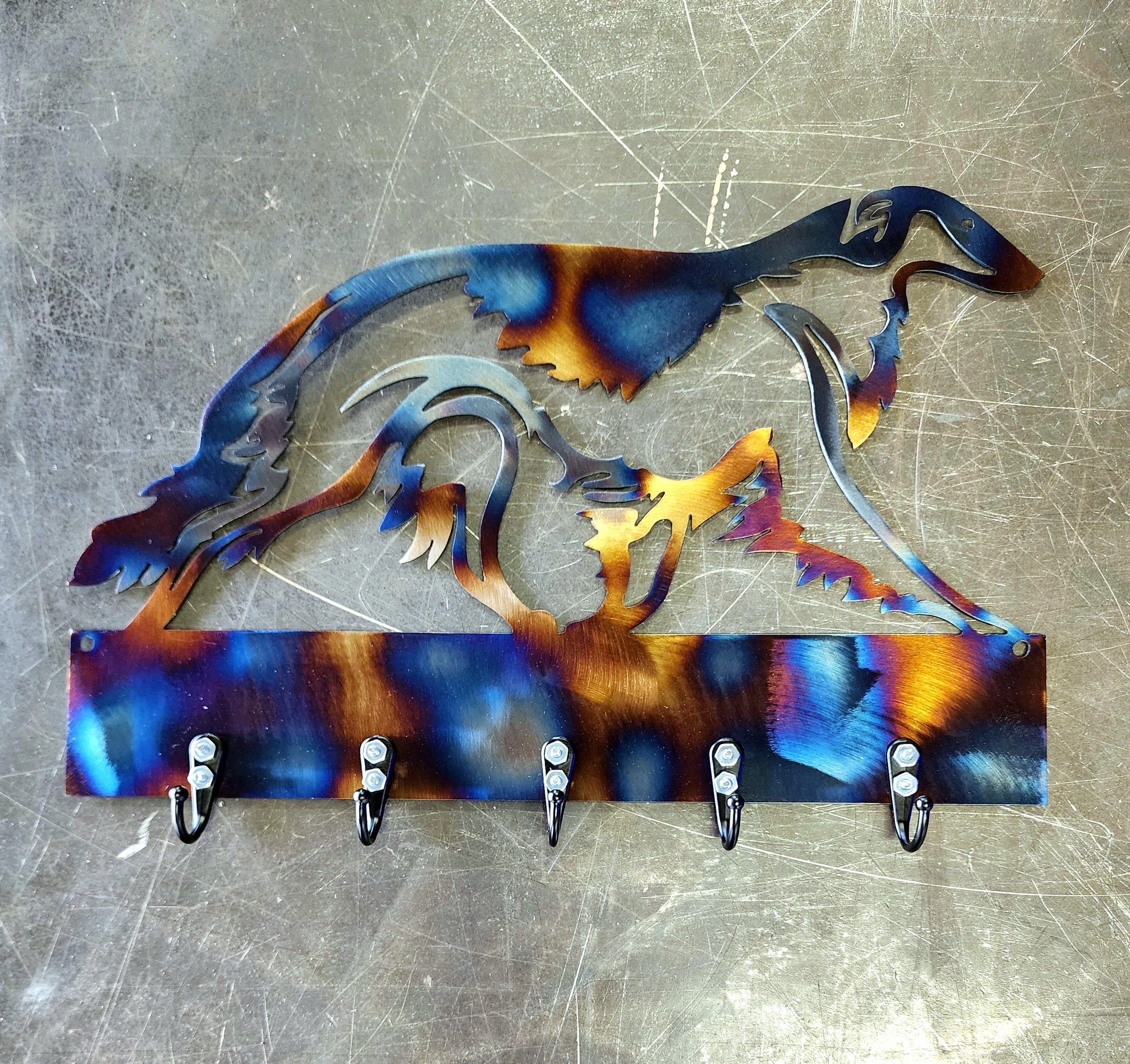 Borzoi Key & Leash Hanger #2