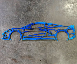 Corvette C8 Metal Wall Art
