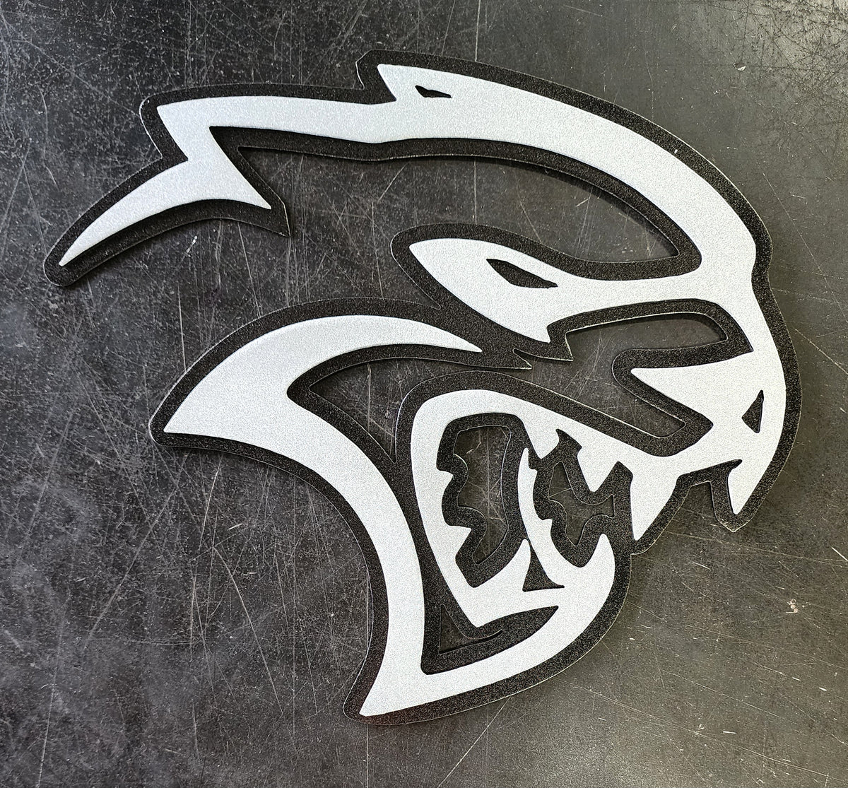 Dodge Hellcat Metal Wall Art