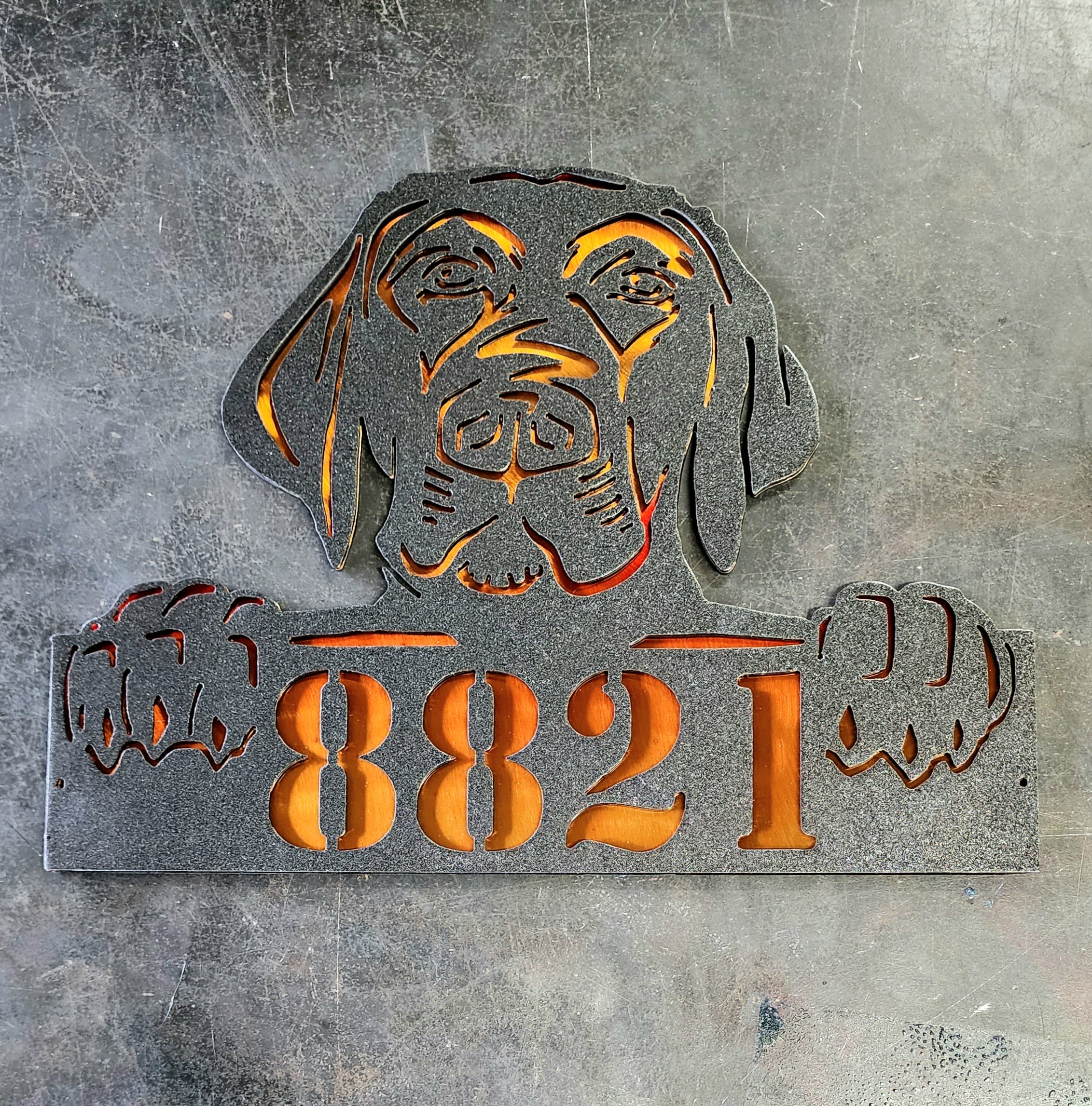 Labrador Retriever Address & Name Sign #3