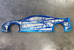 Corvette C8 Metal Wall Art