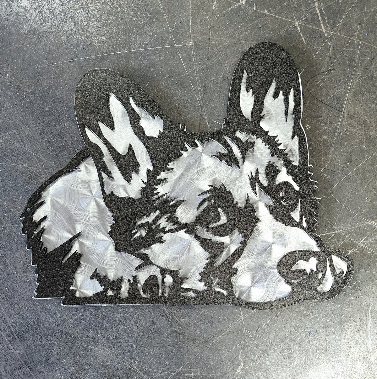 Corgi Metal Wall Art #2