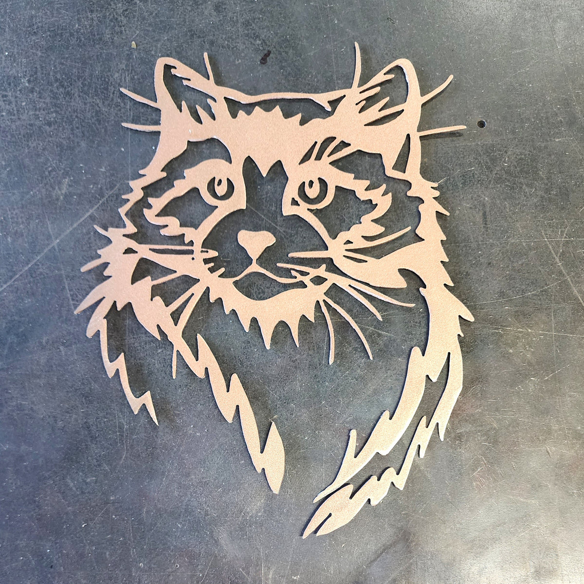 Cat Metal Wall Art #1