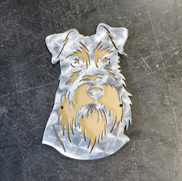 Schnauzer Metal Wall Art