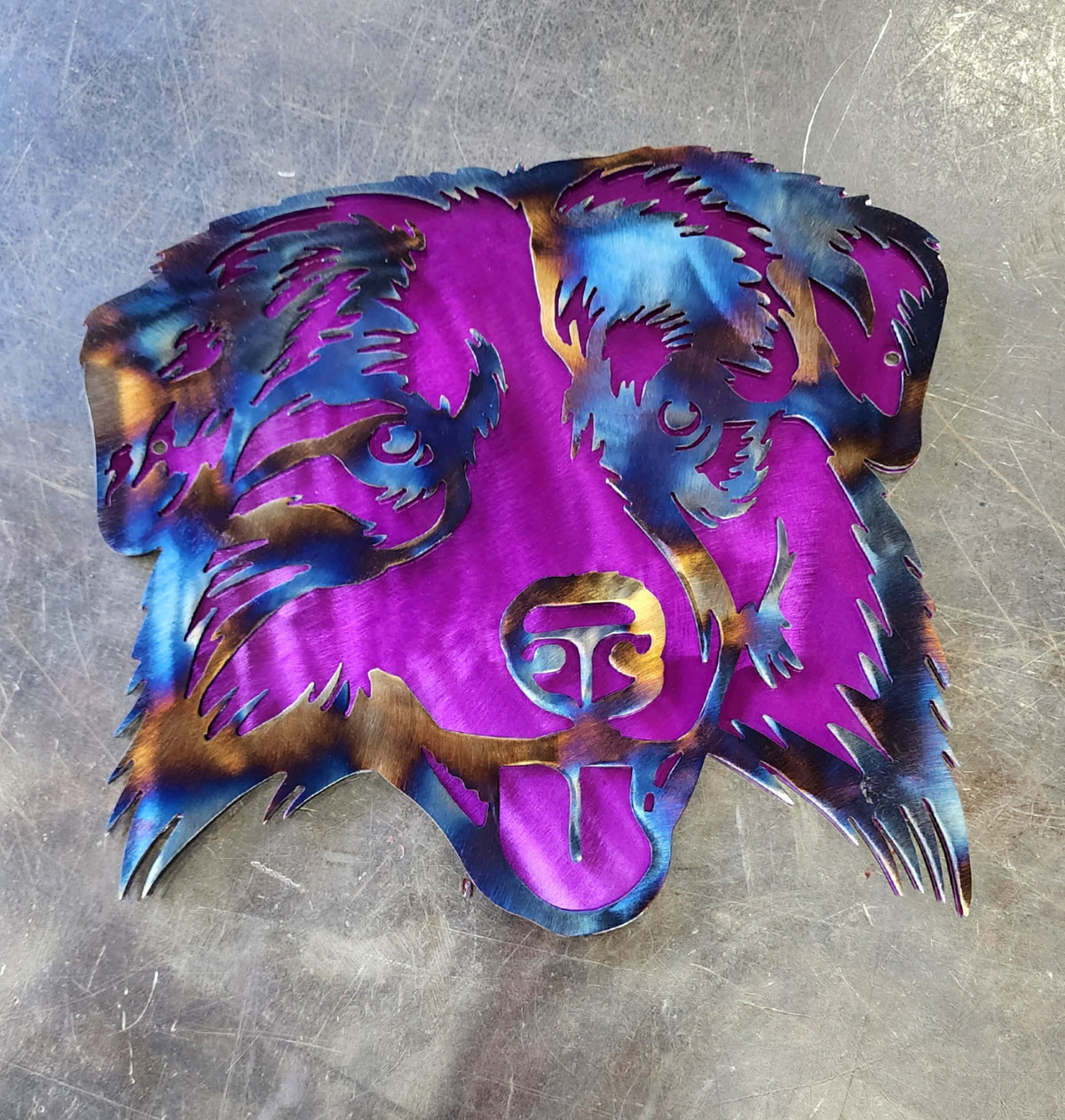 Australian Shepherd Metal Wall Art