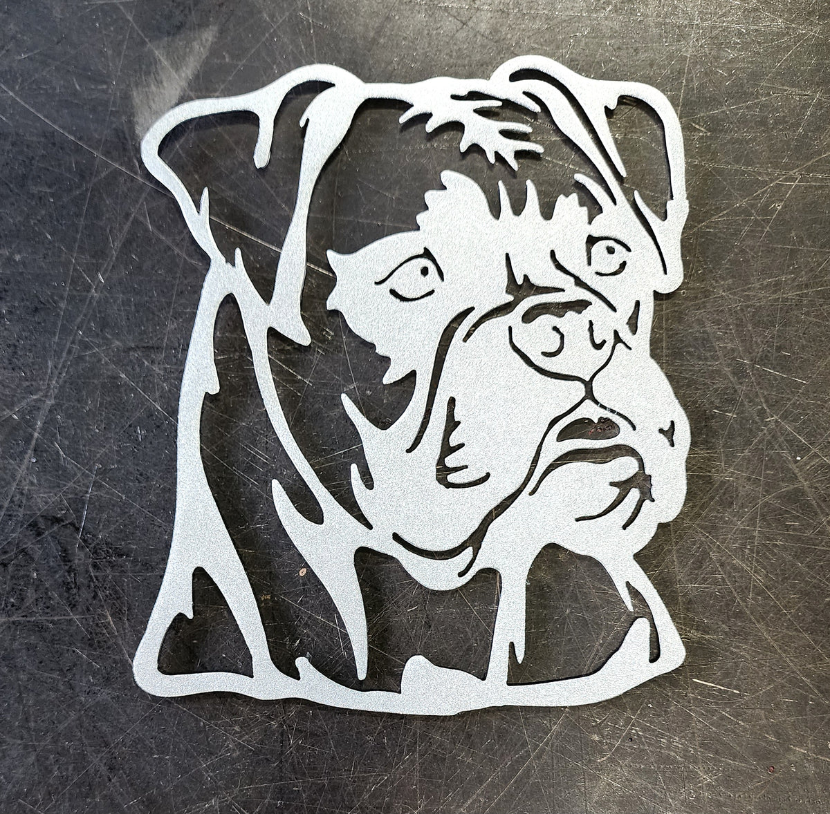 Boxer Metal Wall Art