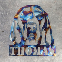 Coonhound Metal Wall Art