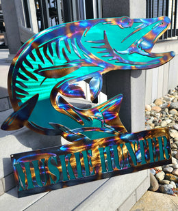 Muskie Metal Wall Art