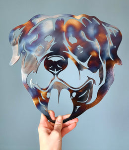 Rottweiler Metal Wall Art