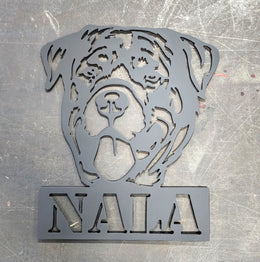 Rottweiler Metal Wall Art