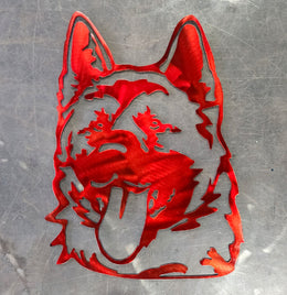 Akita Metal Wall Art