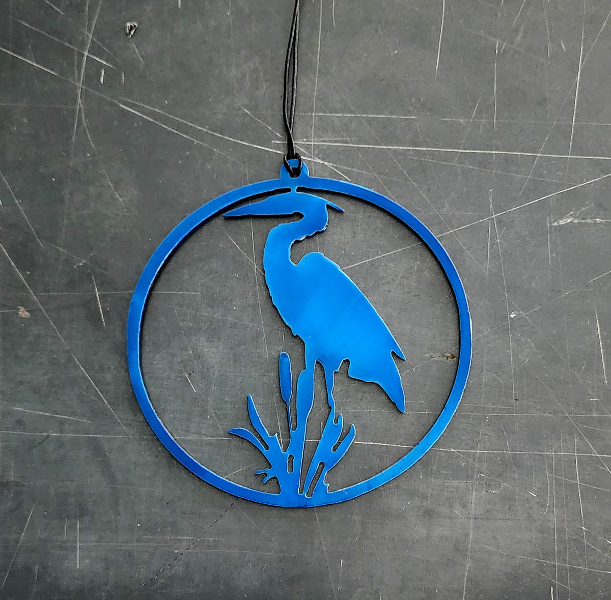 Blue Heron Ornament #1