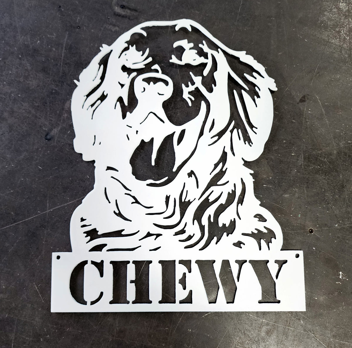 Golden Retriever Metal Wall Art #2