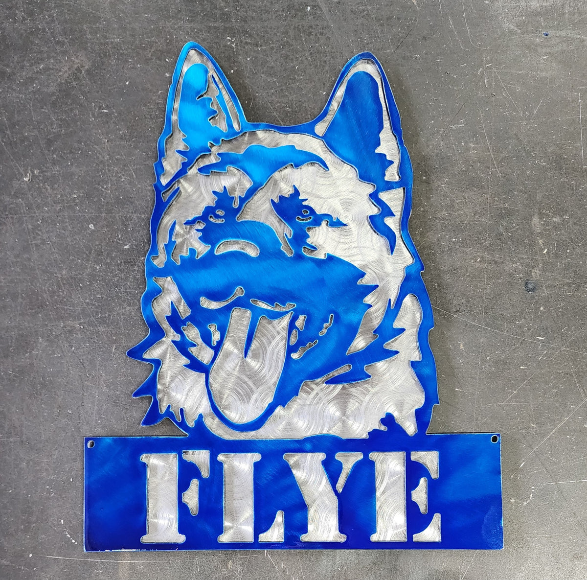 Akita Metal Wall Art