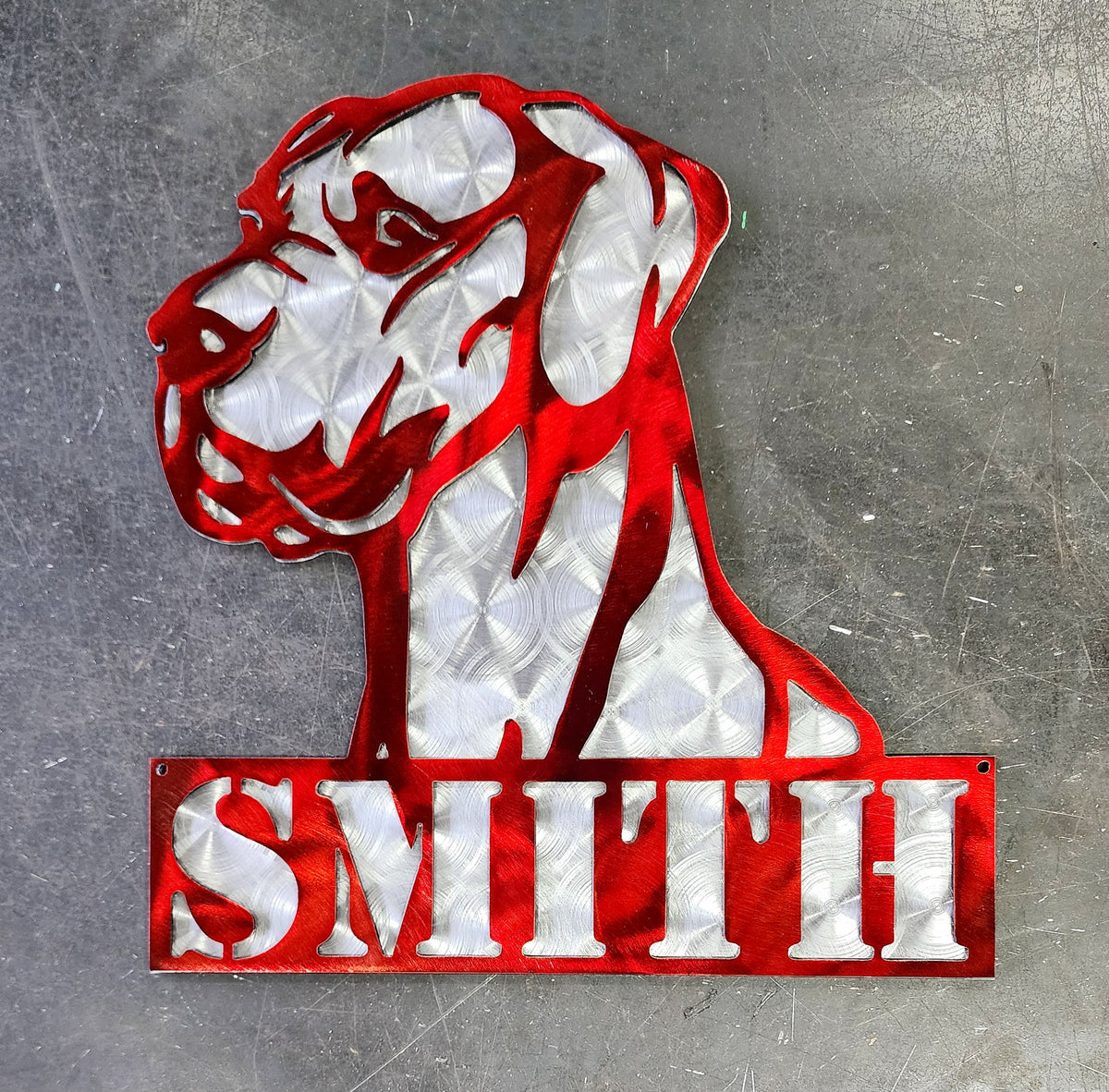 Great Dane Metal Wall Art #1