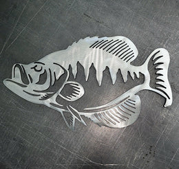 Crappie Metal Wall Art
