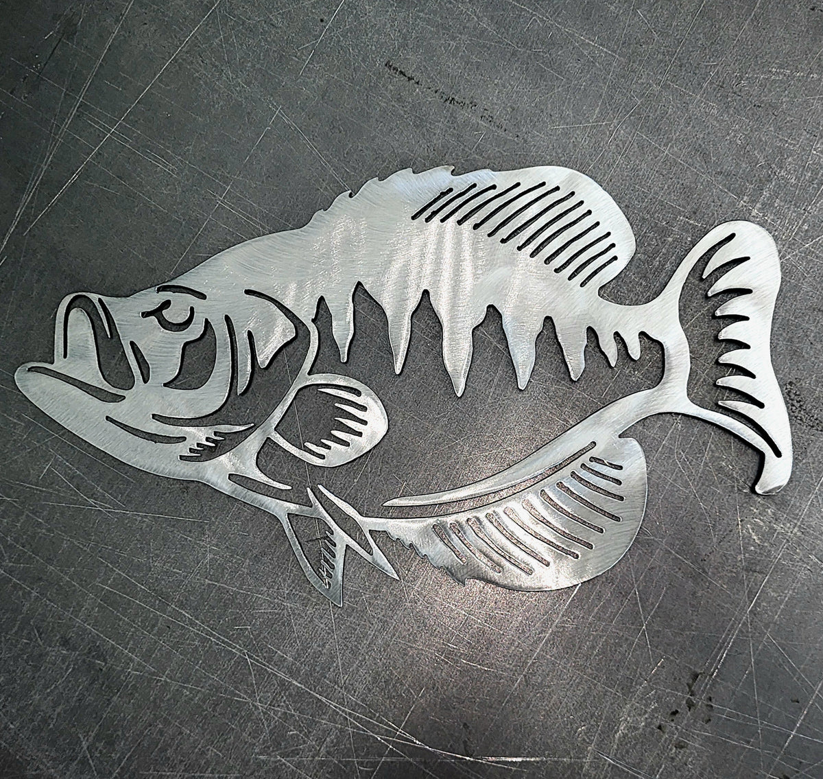Crappie Metal Wall Art