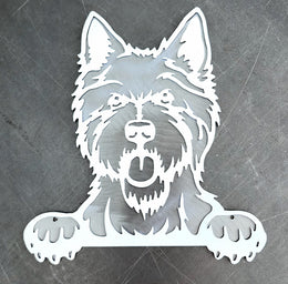 West Highland Terrier Metal Wall Art