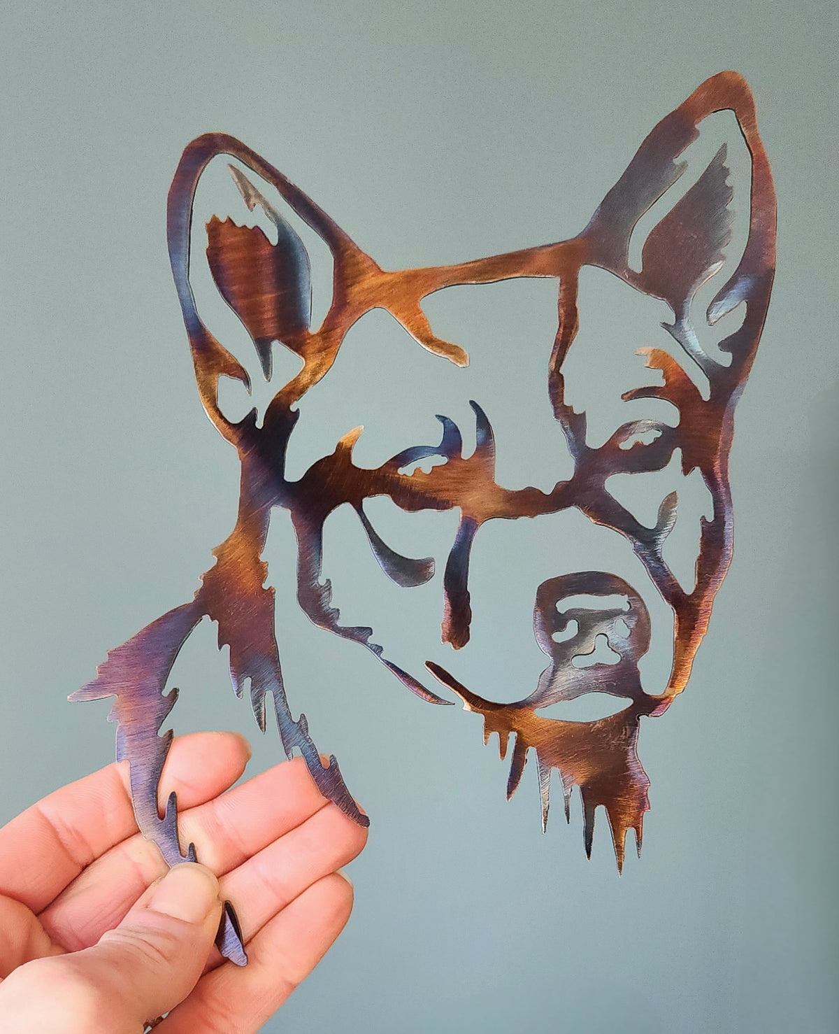 Australian Cattle Dog Metal Wall Art