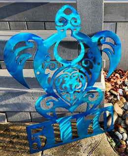 Sea Turtle Personalized Metal Sign