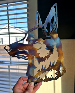 Belgian Malinois Metal Wall Art
