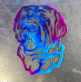 Mastiff Metal Wall Art