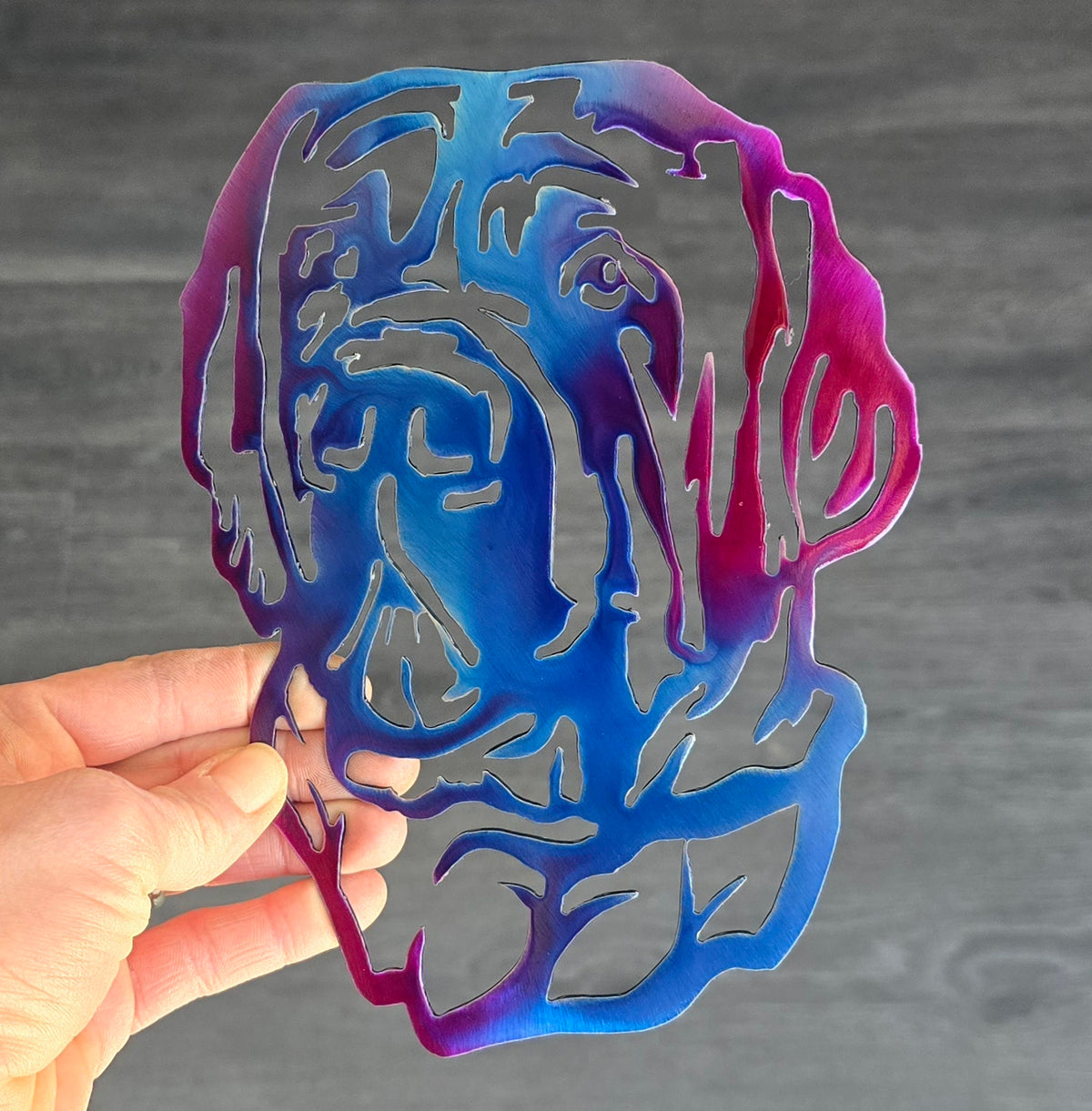 Mastiff Metal Wall Art #3