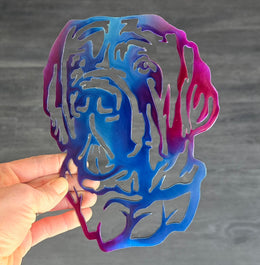 Mastiff Metal Wall Art