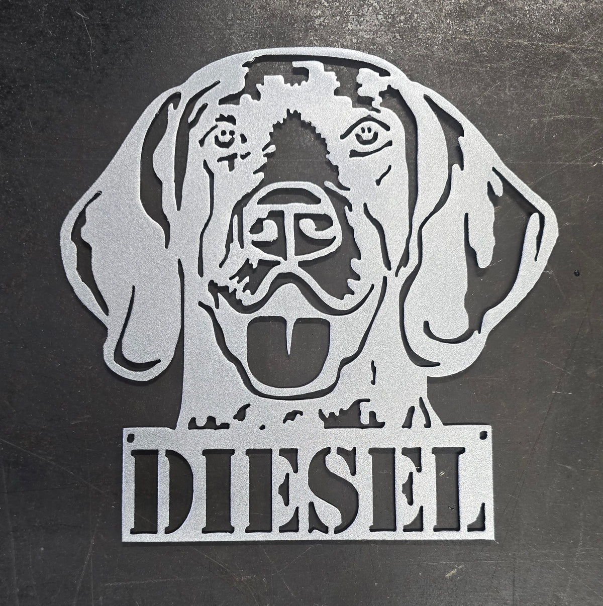 German Shorthaired Pointer Metal Wall Art