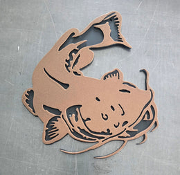 Catfish Metal Wall Art